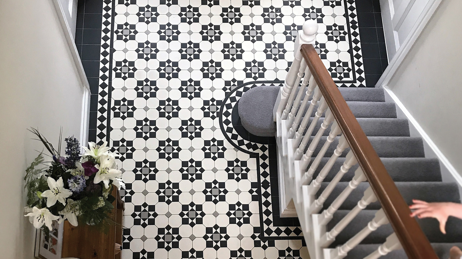 Cornwall design - Victorian Hall Floor Tiles | Victorian Tiling